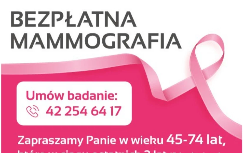 Zdjęcie do Bezpłatna mammografia